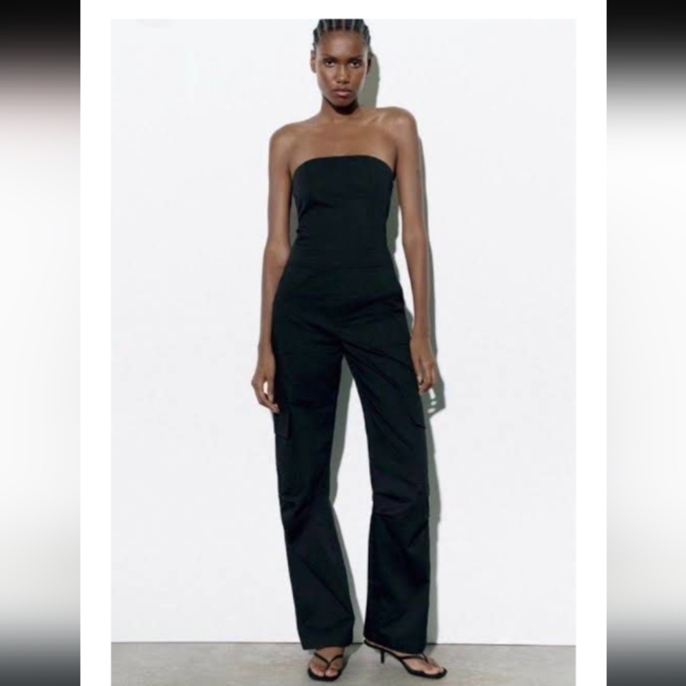 Zara Cargo Jumpsuit